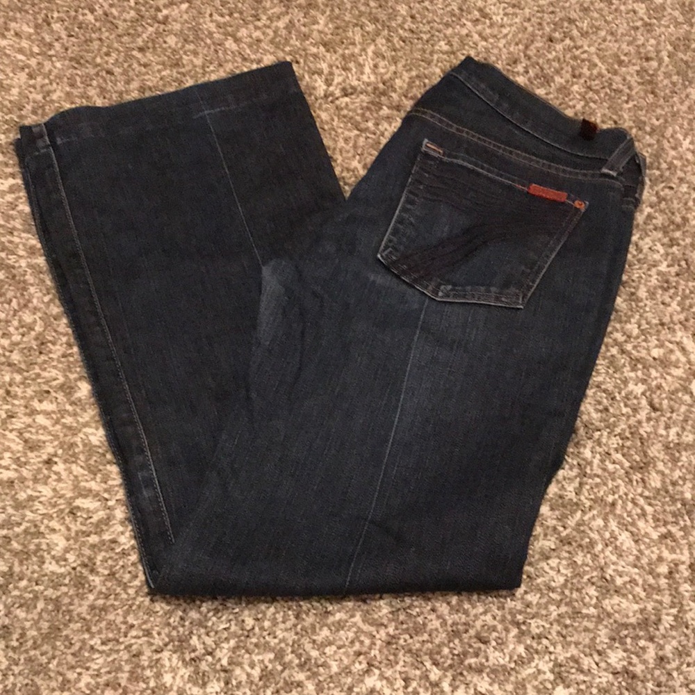 7 for all Mankind Dojo dark wash jeans